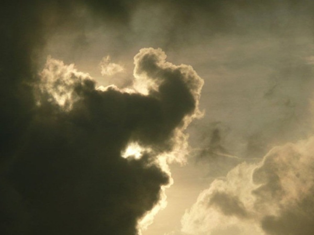 Look at those dark clouds it rain