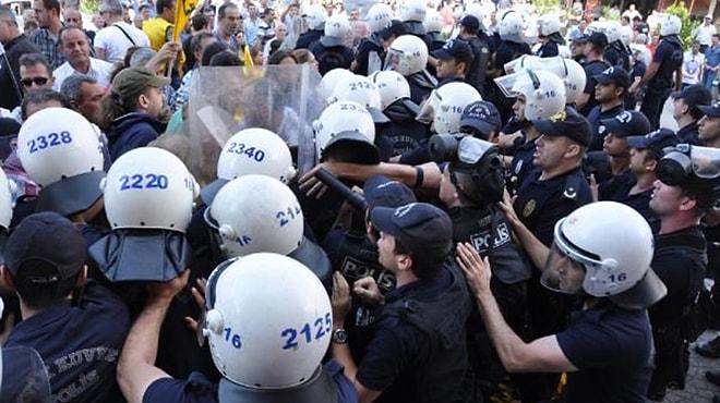 Bursa'da Öğretmenlere Polis Müdahalesi