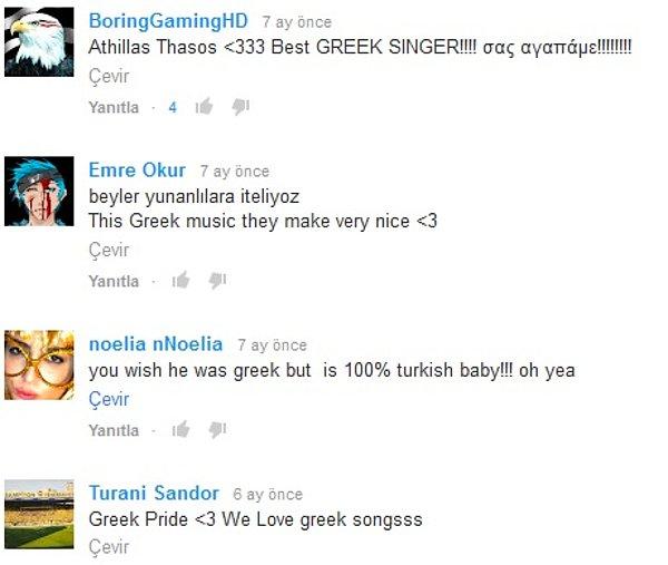 2. Video'sunu beğenmediği kişileri Yunanistan'a iteleme çabaları