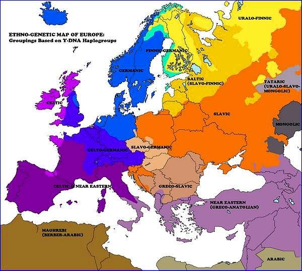 9. Avrupa'daki etnik dağılım