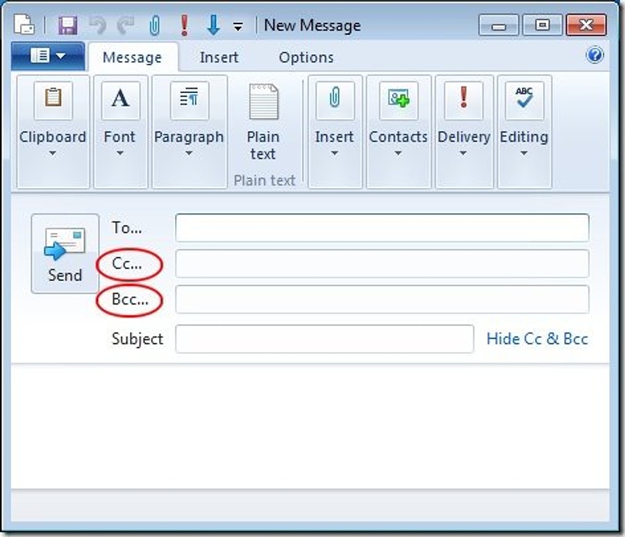 Pages send message. Pages send message