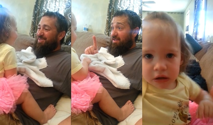 Babasını Sakalsız Gören Bebeğin Tepkisi