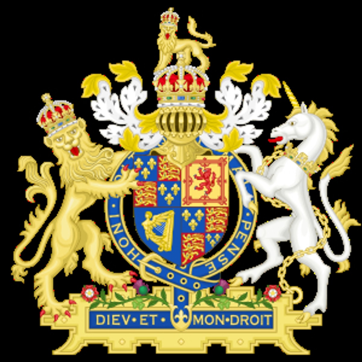 Герб Великобритании Фото