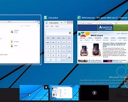 Windows 9'Un Sanal Masaüstü İşlevi Sızdı!