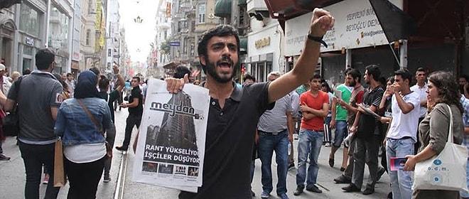 Taksim’de Gazete Satıcılarına Polis Engeli
