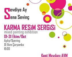 Sevdiye Ay & Sena Sevinç Karma Resim Sergisi