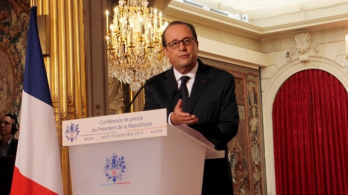 Hollande: 'IŞİD'e Karadan Müdahalede Yok'