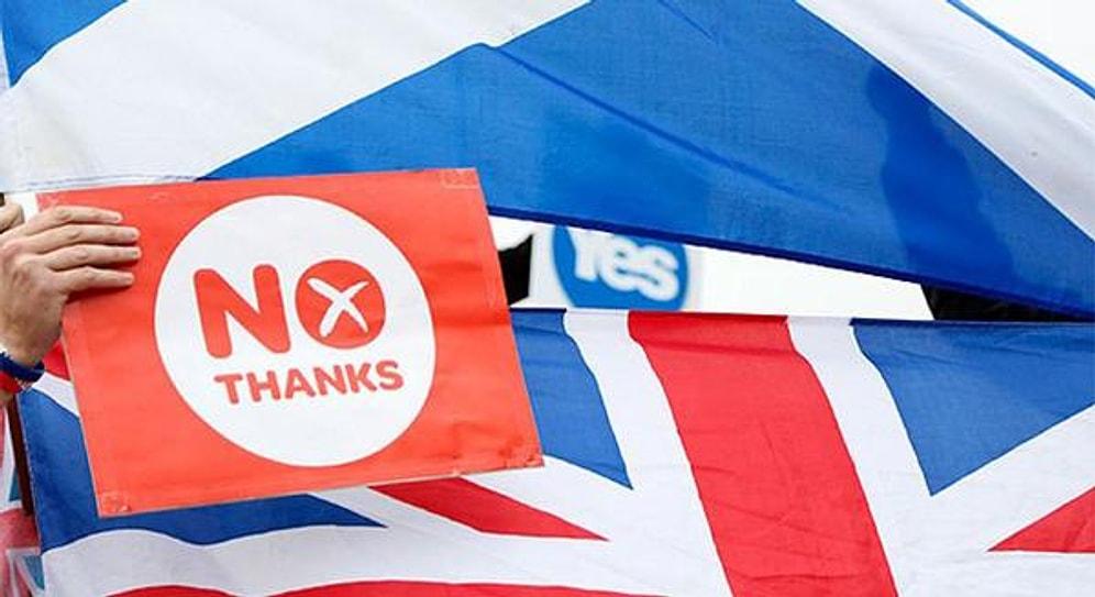 İskoçya Bağımsızlığa 'Hayır' Dedi