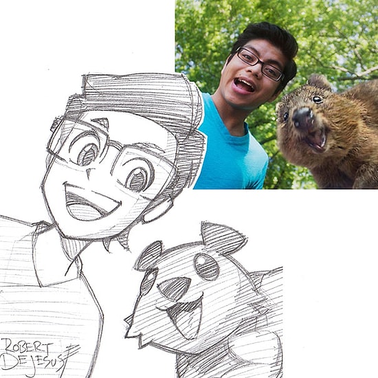 13 Etkileyici Çalışmayla Fotoğraflarınızı Anime Çizimlere Dönüştüren Yetenekli Sanatçı