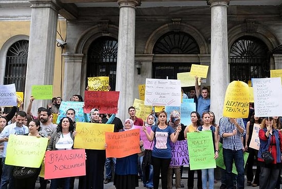 Atanamayan Öğretmenler İstanbul'da İl Milli Eğitim Müdürlüğü'ne Yürüdü