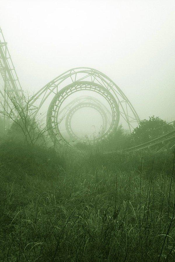 29.Nara Dreamland, Japonya'da roller coaster kalıntıları.