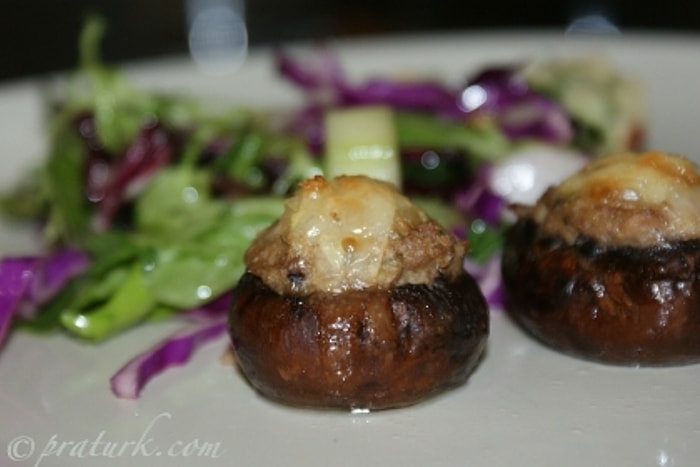 Mantar Dolmalı Patatesli Köfte Tarifi