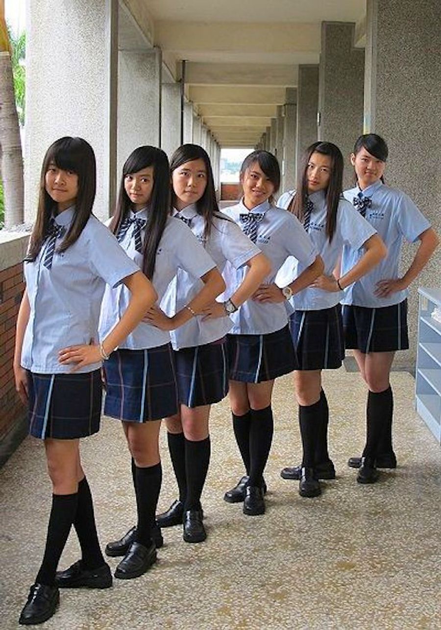 Schoolgirl Group Sex