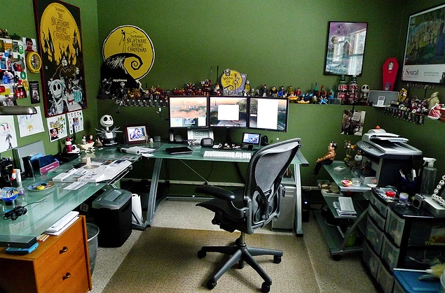 Artık Evdeyiz! Evden Çalışanların Hemen Sahip Olmak İsteyeceği 20 "Home Office" Tasarımı