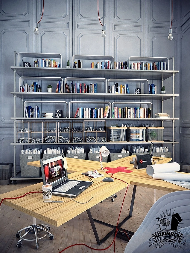 Artık Evdeyiz! Evden Çalışanların Hemen Sahip Olmak İsteyeceği 20 "Home Office" Tasarımı