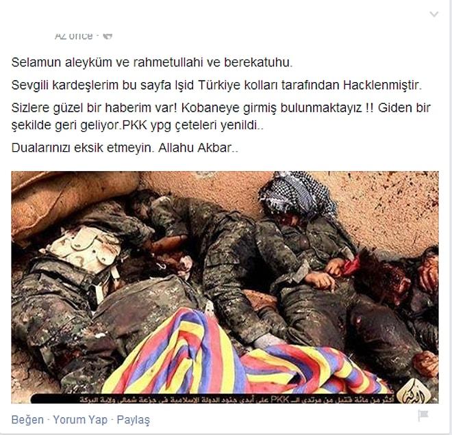 Işid Militanları Türk Facebook ve Youtube Sayfasını Hackledi