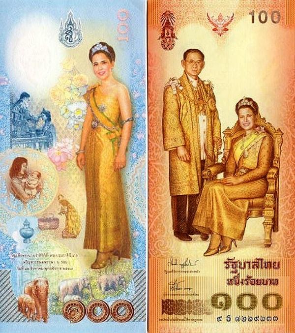 4. Tayland'ın 100 Baht Hatıra Banknotu