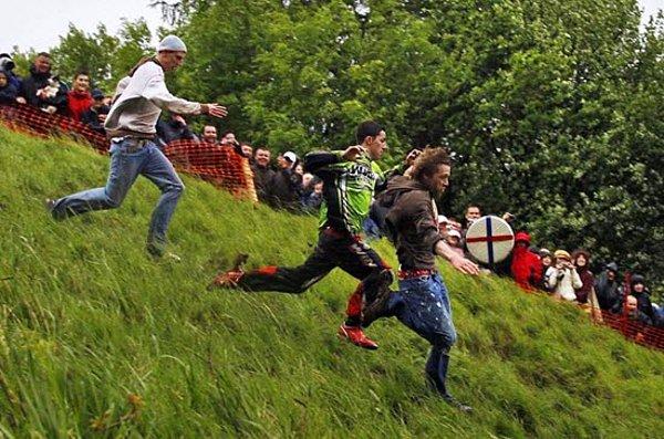 3. Cheese Rolling