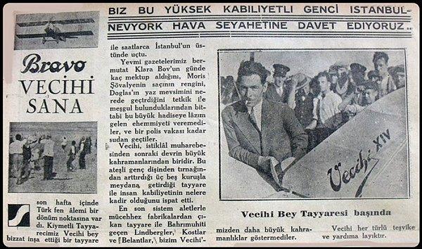 9- Türk Tayyare Cemiyeti yararına Türkiye turu yaptı.