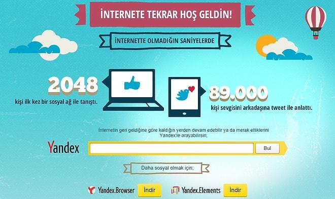 TTnet Yandex “İnternete tekrar hoş geldin!” reklamını engellemek