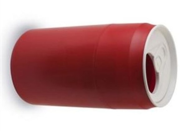 16. Прижимать банку кока-колы к ноге, наступая на середину.