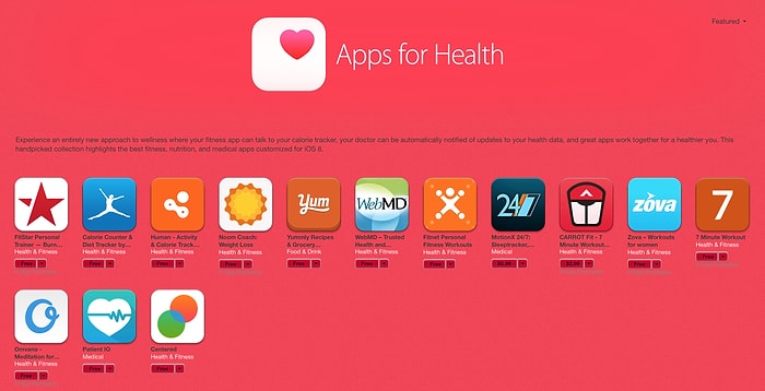 iOS’da Sağlık Uygulamaları Yayında