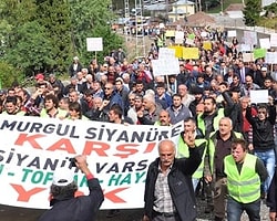 Artvin Murgul'da 3 Bin Kişi Siyanür Havuzuna Karşı Yürüdü