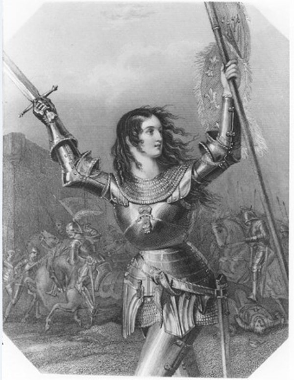 Jeanne d'Arc, büyücülük suçu ile yargılandı ve yakıldı.