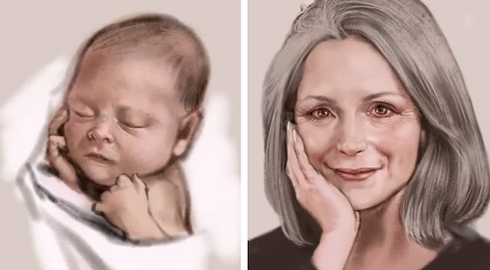 Bir Kadının Doğumundan Ölümüne Çizilen Portreleri