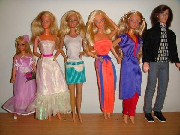 80. Barbie bebekleri..