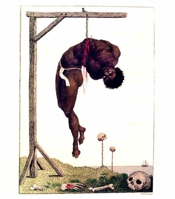 33. "A Negro Hung Alive by the Ribs to a Gallow", William Blake