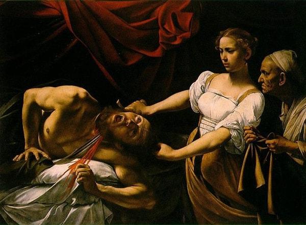 6. Judith, Holofernes'in Boynunu Vururken