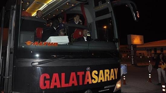 Galatasaray, Kayseri'de Meşalelerle Karşılandı