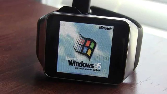 Akıllı Saate Windows 95!