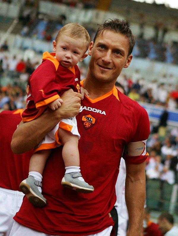 14. Francesco Totti ve oğlu Cristian