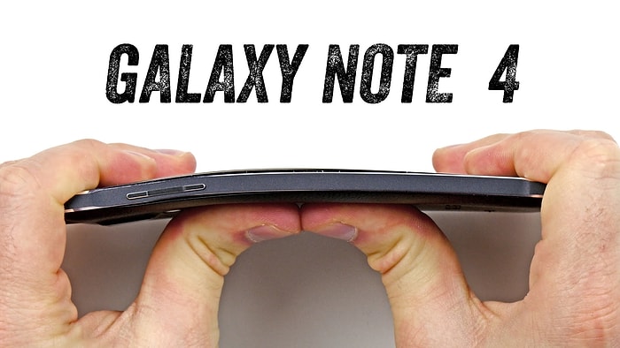 Galaxy Note 4 Aynı Yerden Büküldü!