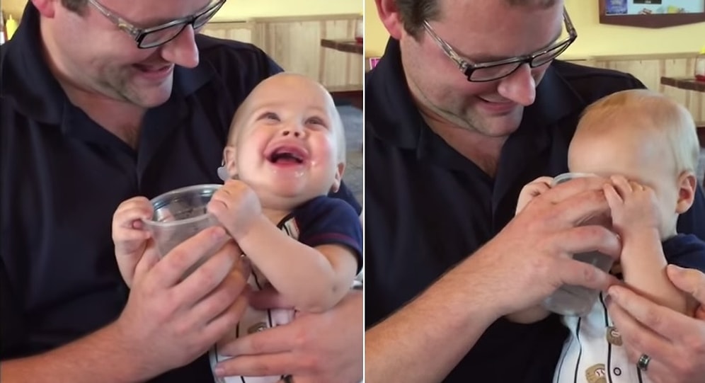 Su İçerken Mest Olan Bebek