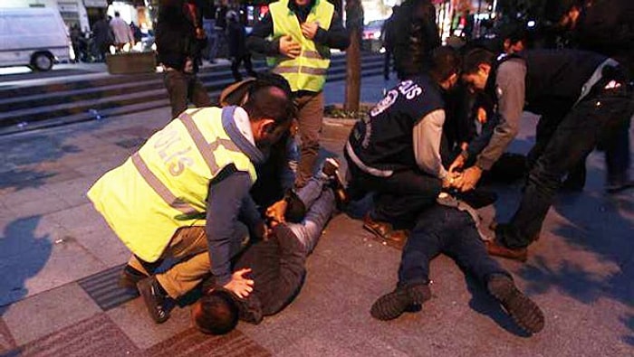 İstanbul'da Polis Müdahalesi