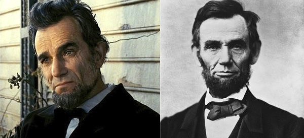 2. Daniel Day Lewis, Lincoln filminde Abraham Lincoln'ü canlandırmıştır.