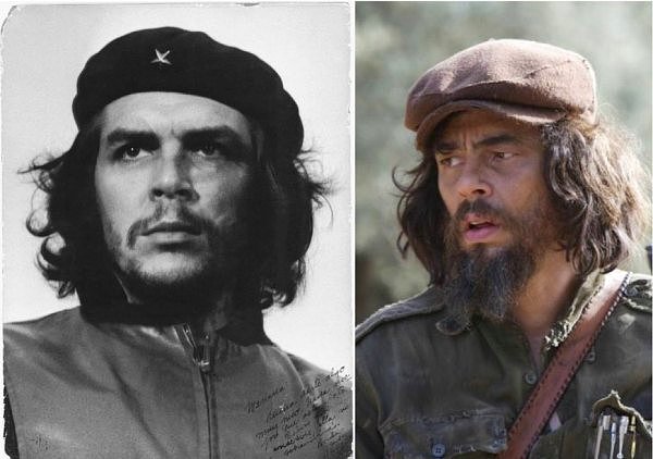 10. Benicio Del Toro, 2008 yapımı Che filminde Che Guevara'yı canlandırmıştır.