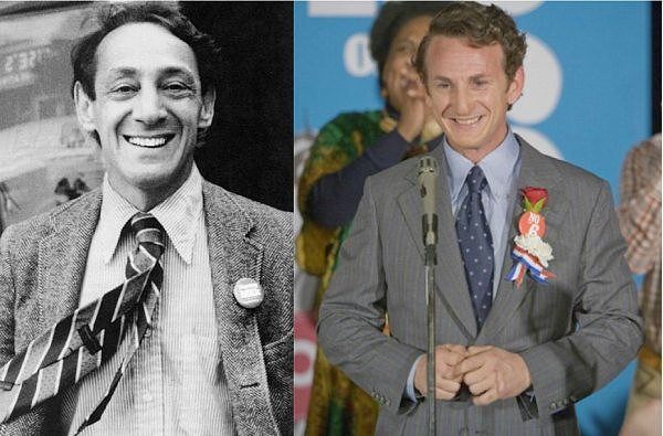 15. Sean Penn, 2008 yapımı Milk filminde politikacı Harvey Milk'i canlandırmıştır.