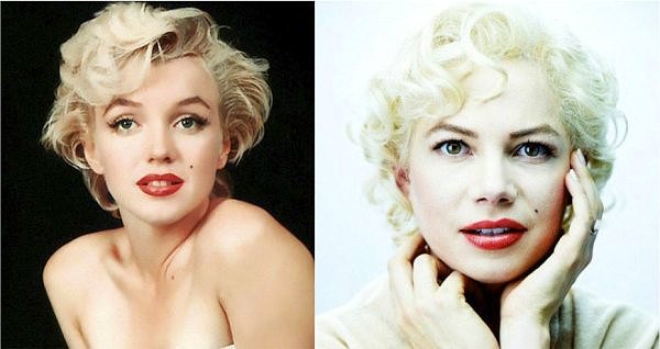 18. Michelle Williams, 2011 yapımı My Week With Marilyn filminde Marilyn Monroe'yu canlandırmıştır.