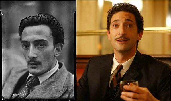 24. Adrien Brody 2011 yapımı Midnight in Paris filminde ünlü ressam Salvador Dali'yi canlandırmıştır.