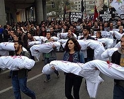 Taksim ve Kadıköy'de 'Kobanê'ye Koridor Açılsın' Eylemi