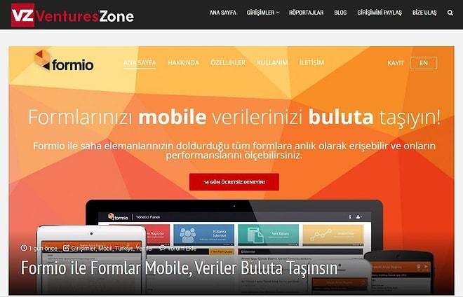 Formio ile Formlar Mobile, Veriler Buluta Taşınsın | VenturesZone