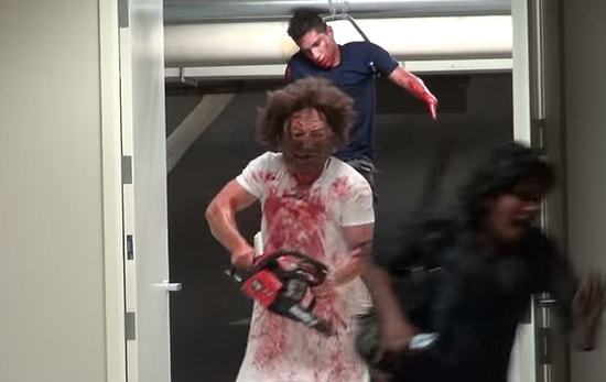 Testere ile Katliam Süsü Vermek | Şaka İçerir