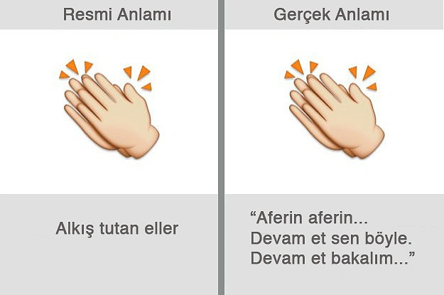 Herkesin Kullandığı, Fakat Gerçek Anlamları Oldukça Farklı Olan 23 Emoji