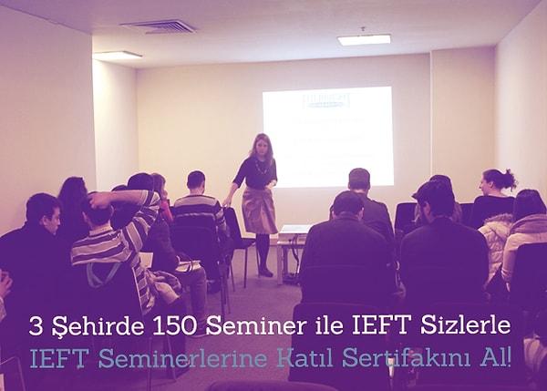 IEFT Fuarları 100'den fazla seminere ev sahipliği yapacak!