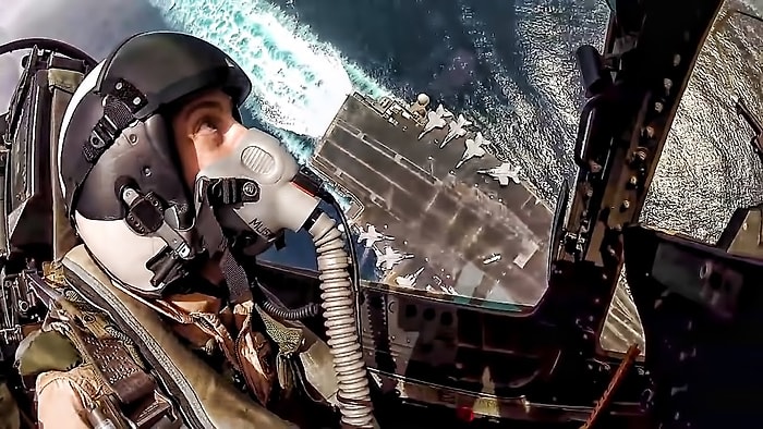 F-18’lerden Nefes Kesen Gösteri!