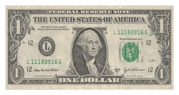 23. Bir Amerikan doları banknotunun ortalama ömrü 18 ay.